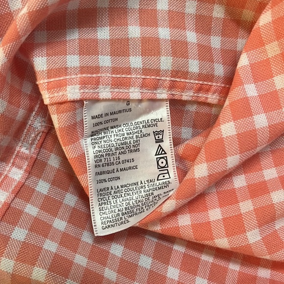 Peachy button down - Picture 6 of 7